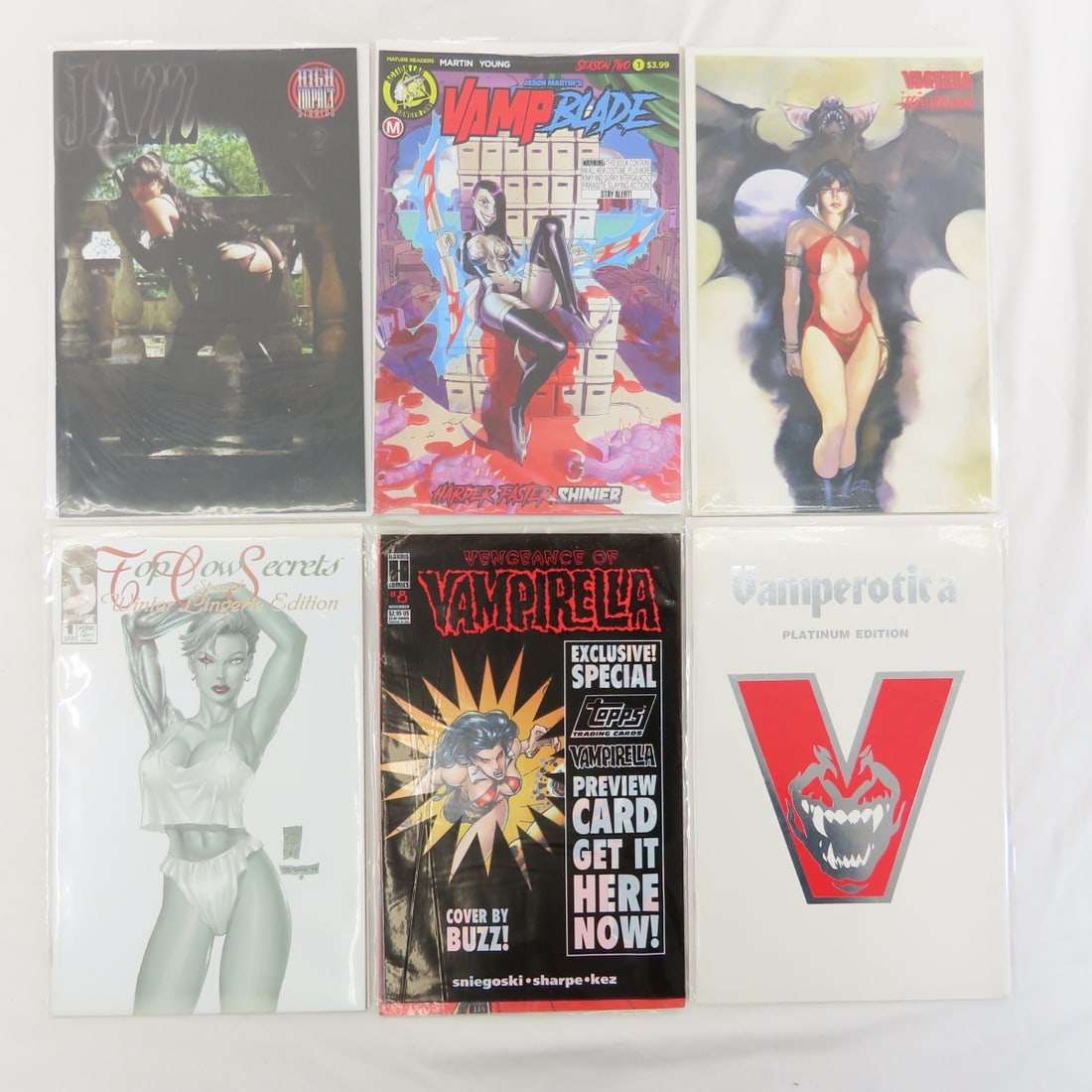 30+ Adult Comic Books - Vampirella & Others - 5