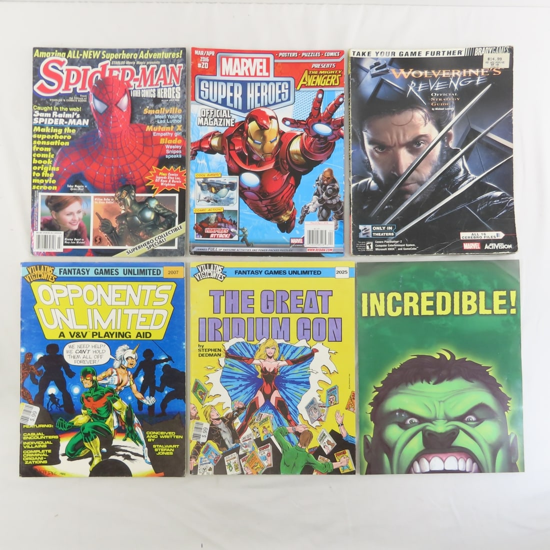Super-Hero Magazines- Batman, Spider-Man & More - 5