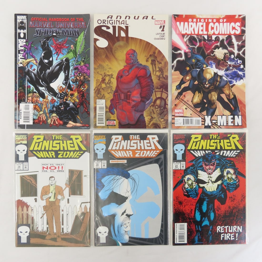 55+ Comic Books- Punisher, Marvel Handbooks & More - 6