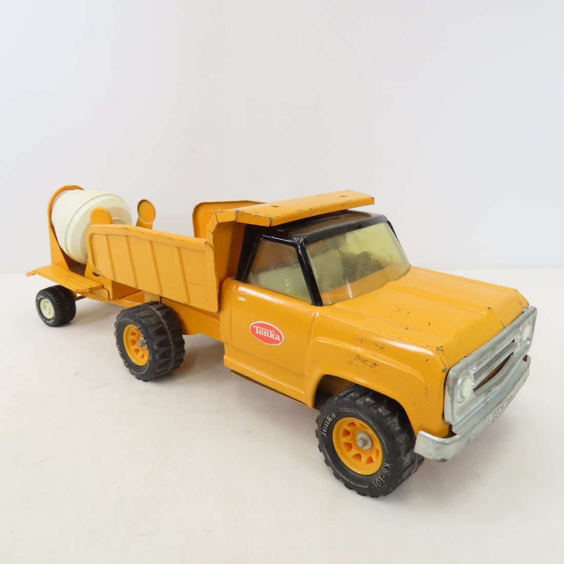 1978 Tonka Dump Truck & Cement Mixer Trailer - 2