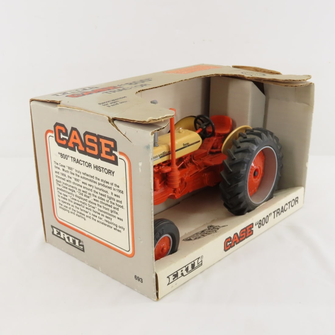 4 Diecast Ertl Tractors, Case & Massey Ferguson - 14