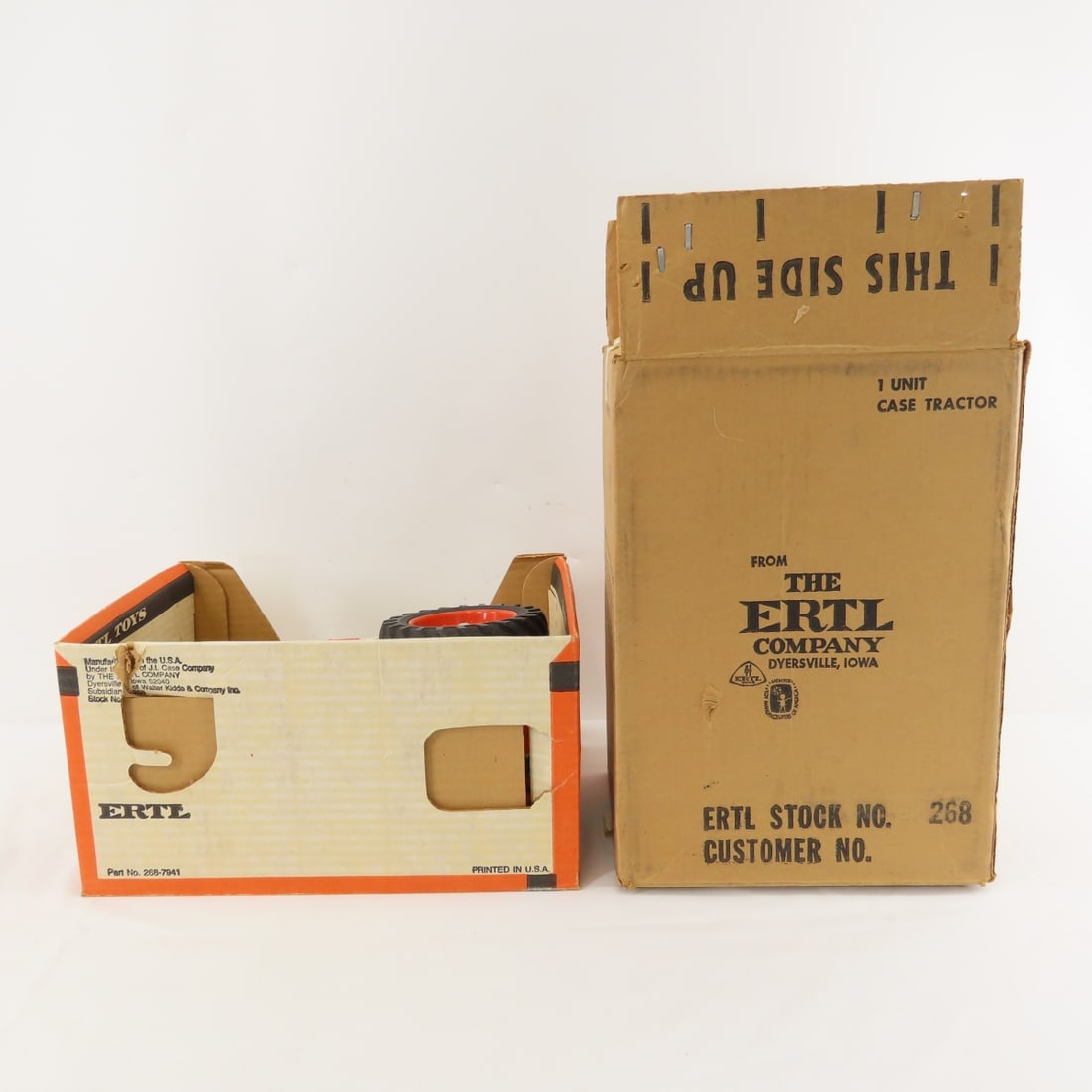4 Diecast Ertl Tractors, Case & Massey Ferguson - 6