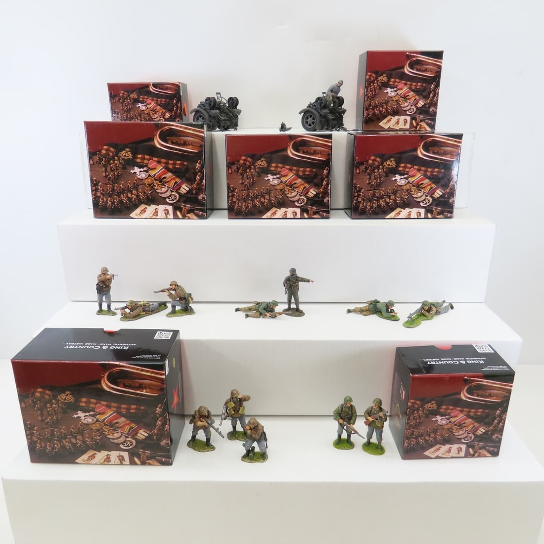 10 King & Country Metal Alloy German Soldiers (1 of 20)