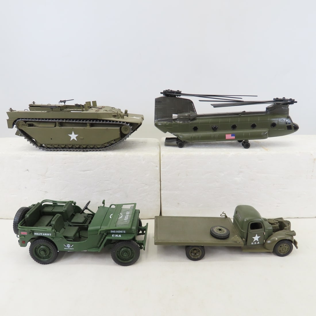 Collection US And German Army Model Tanks & More - 13