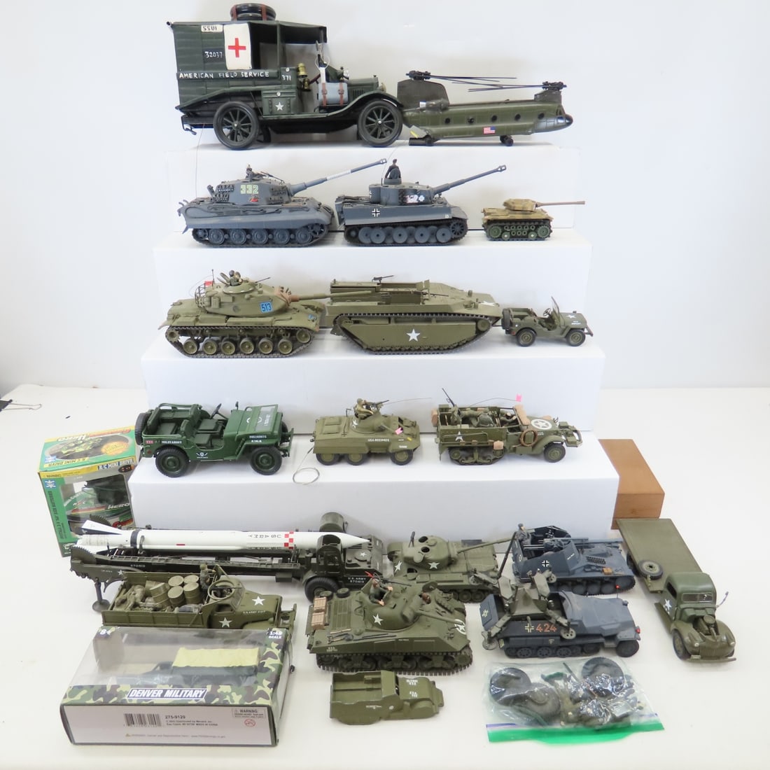 Collection US And German Army Model Tanks & More (1 of 20)