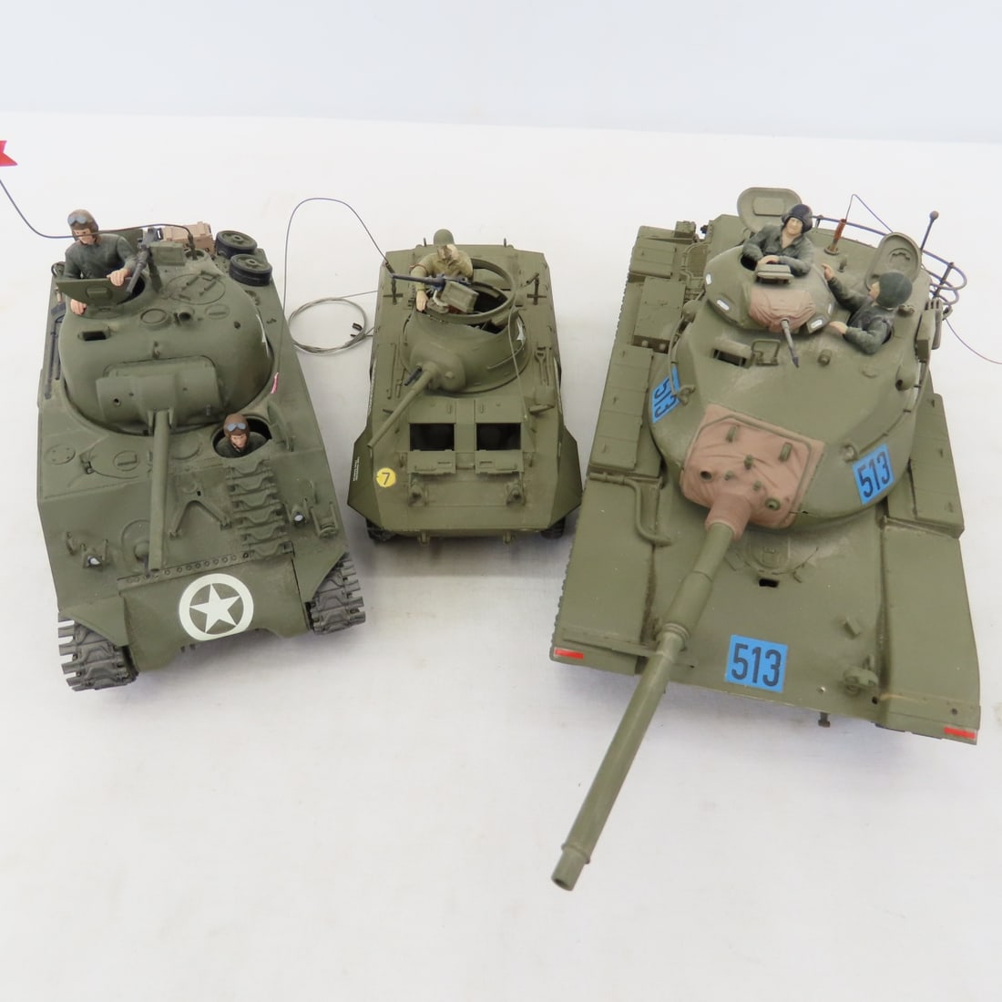 Collection US And German Army Model Tanks & More - 6