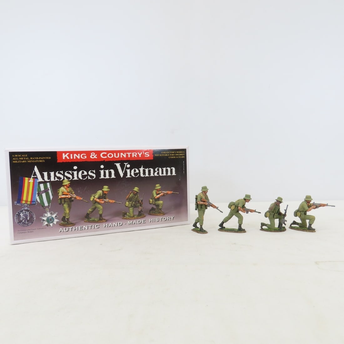 9 King & Country Metal Alloy Aussie Soldiers - 2