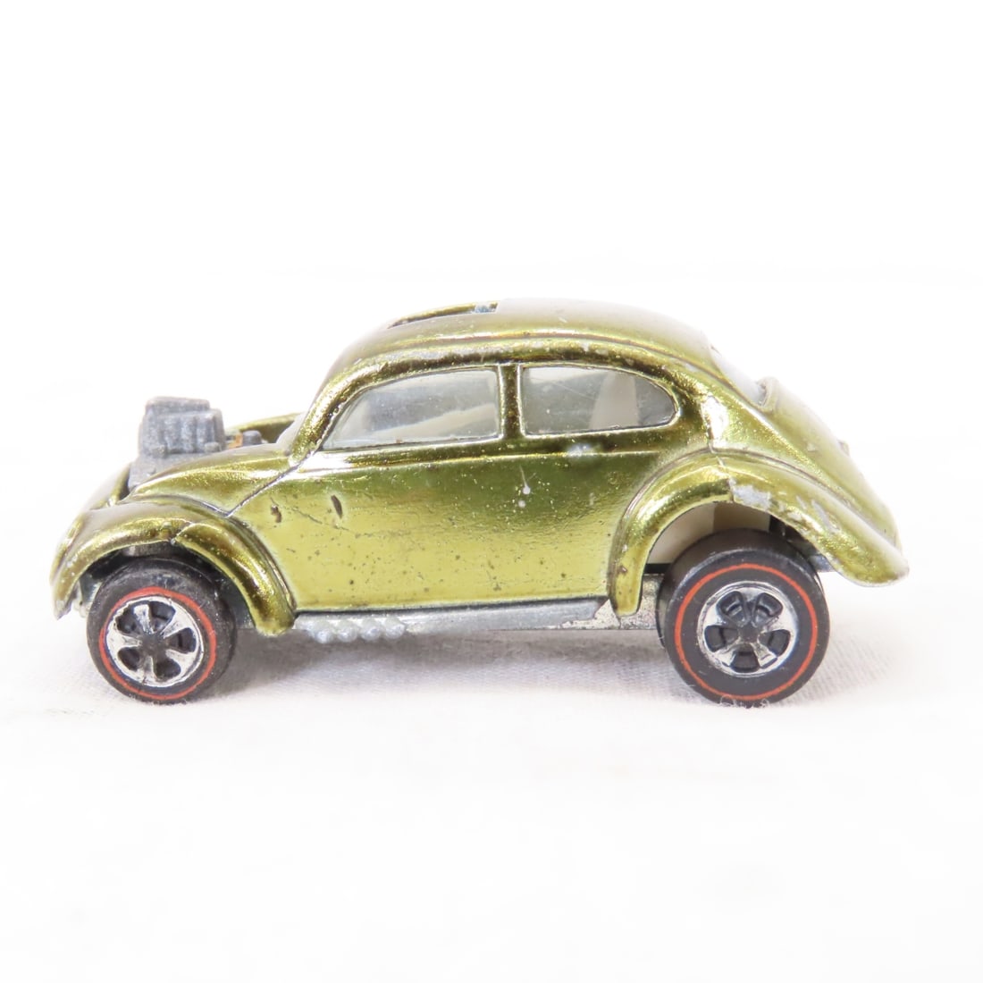 1968 Hot Wheels Redline Olive Custom Volkswagen - 2