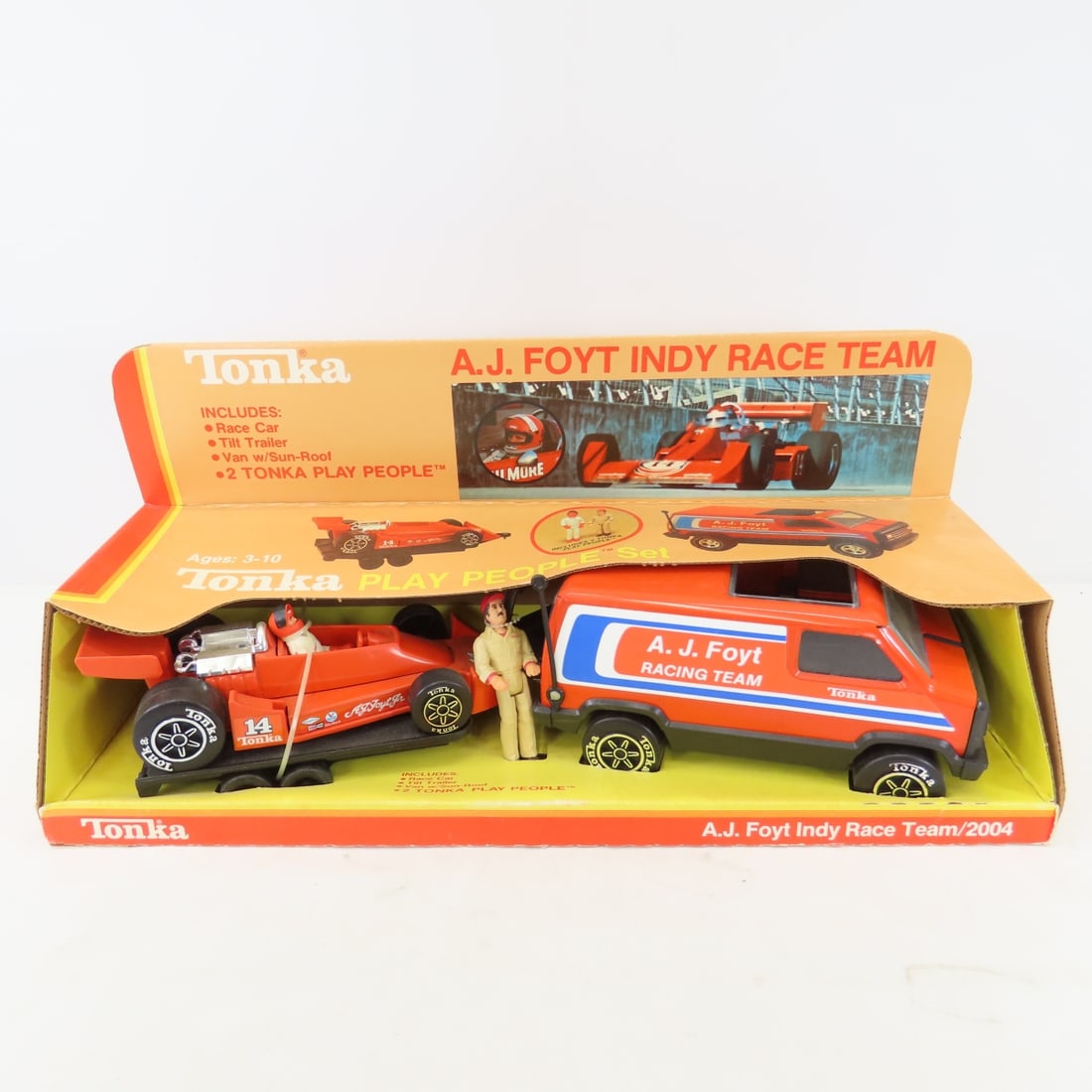 Tonka AJ Foyt Race Team in Box, Race Car & More - 2