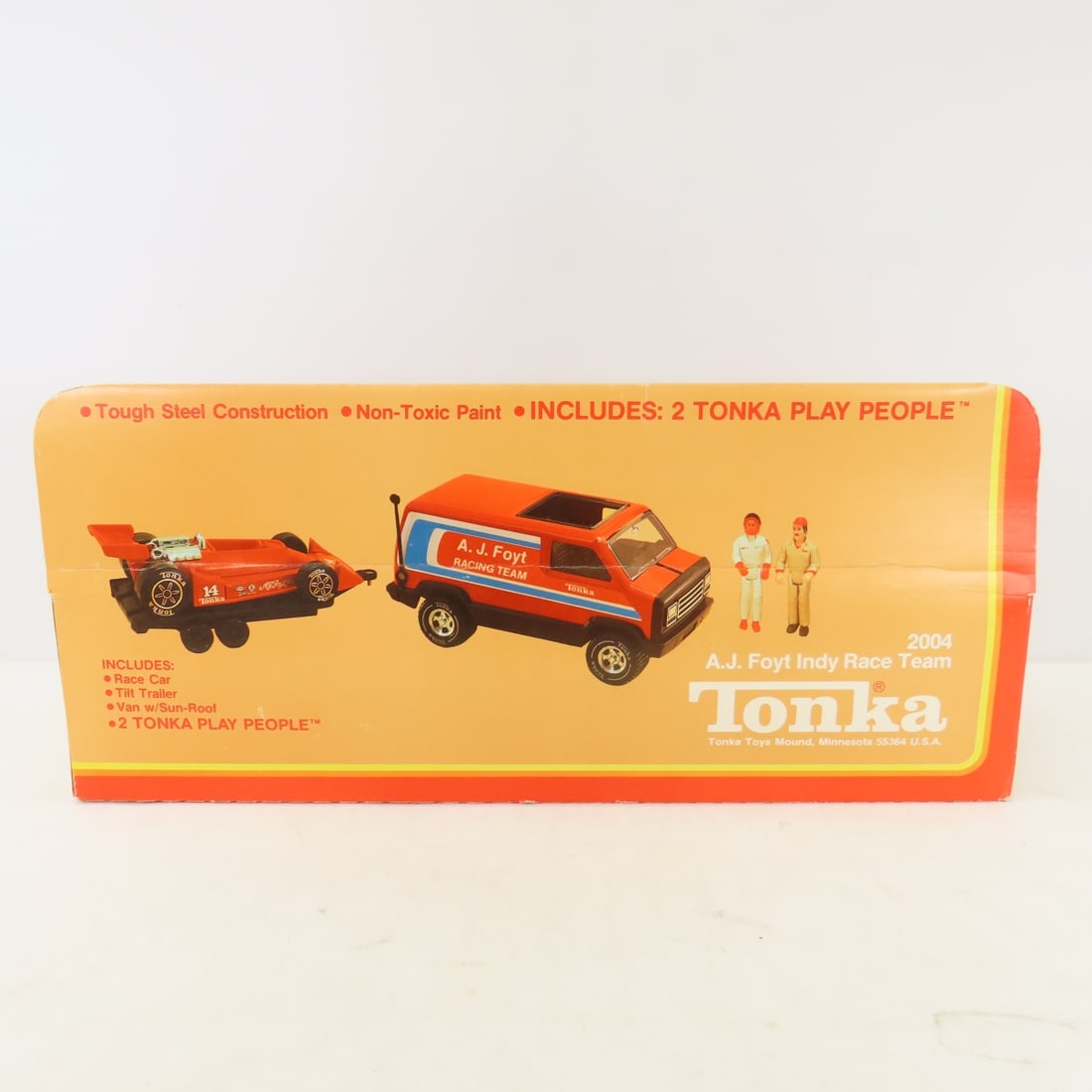 Tonka AJ Foyt Race Team in Box, Race Car & More - 9
