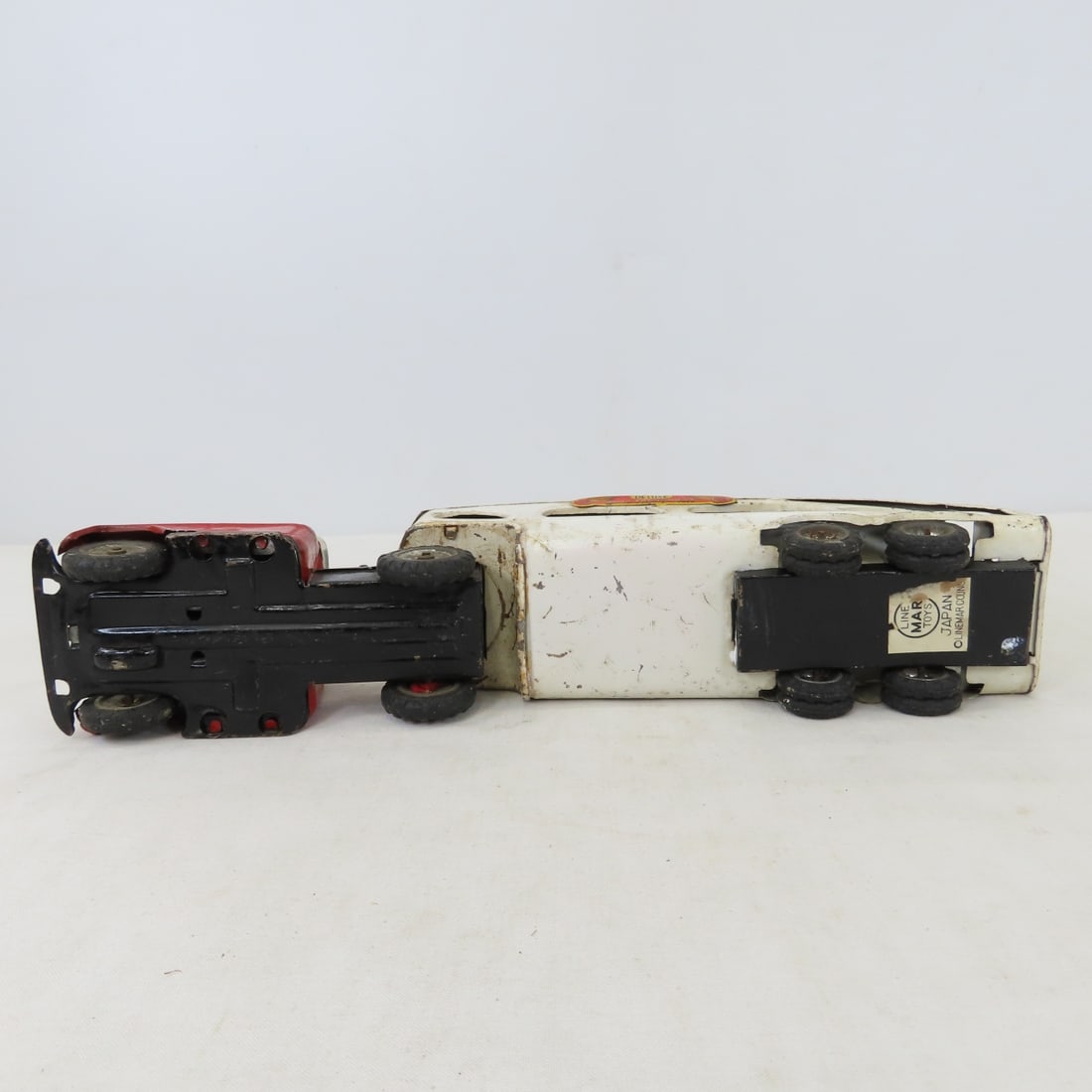 3 Japan Tin Cars & 1 India Motorcycle in Box - 15