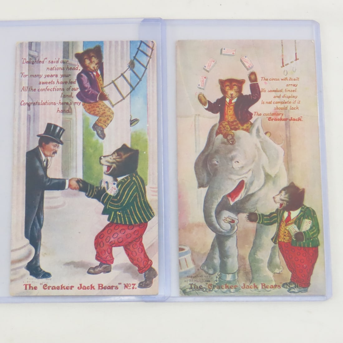 16 Antique Crack Jack Postcards 3x5.5" - 10