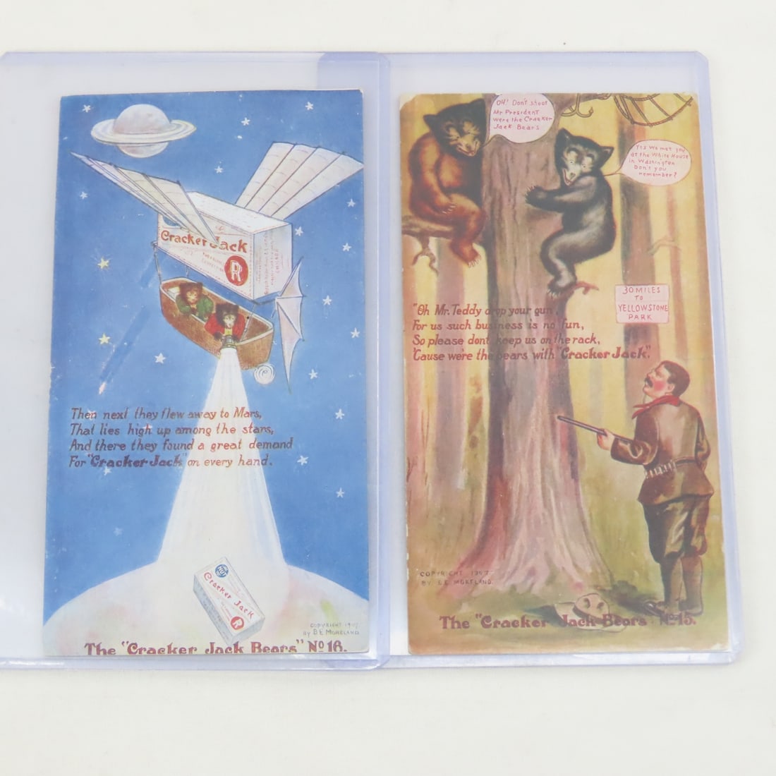 16 Antique Crack Jack Postcards 3x5.5" - 16