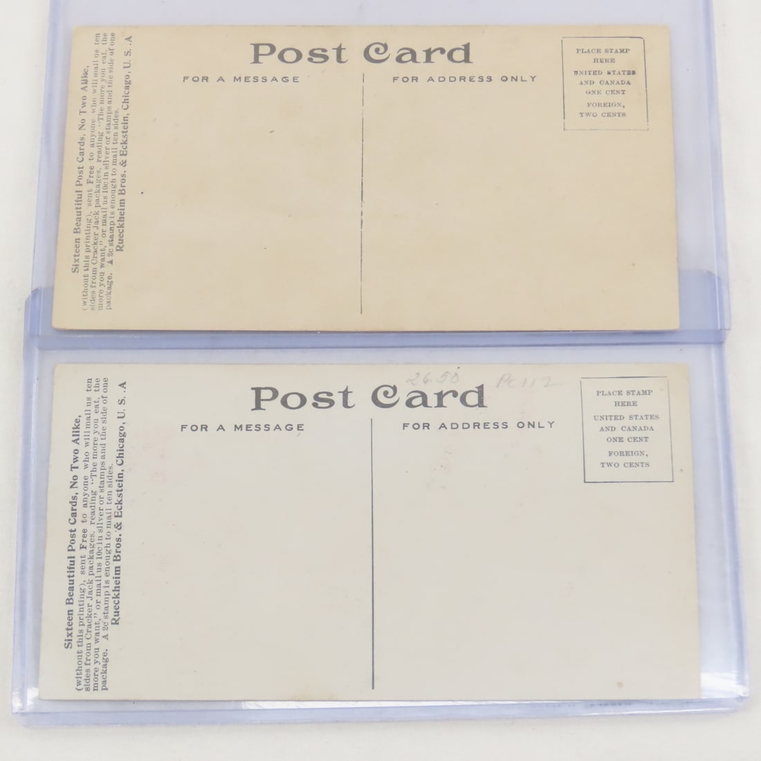 16 Antique Crack Jack Postcards 3x5.5" - 3