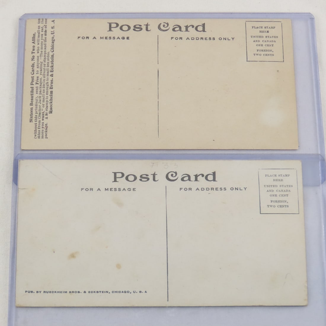 16 Antique Crack Jack Postcards 3x5.5" - 9