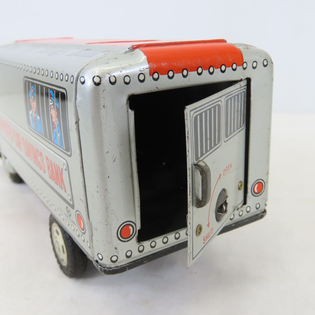 TAIYO Bump 'n go in Box & 4 Other Tin Toys - 12