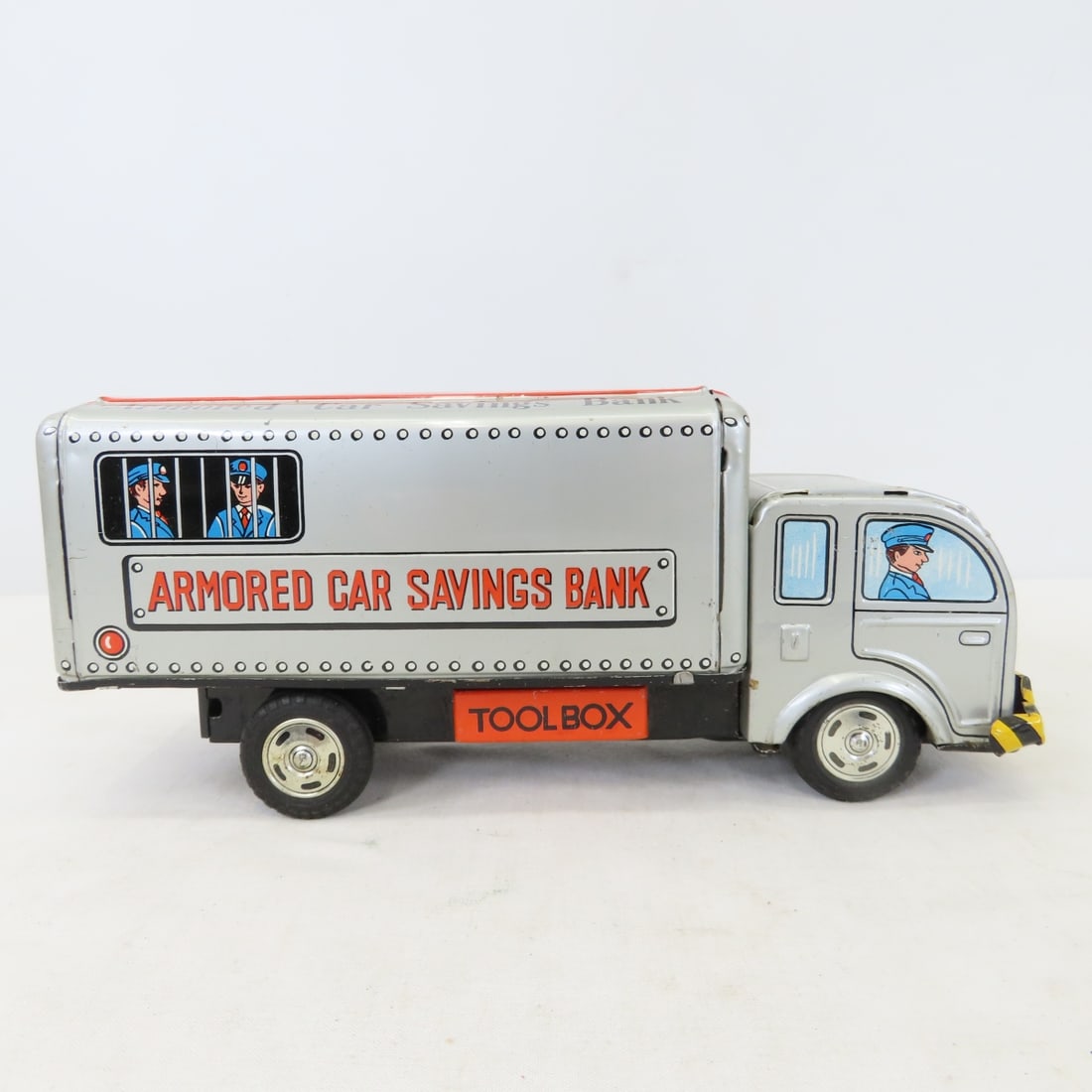 TAIYO Bump 'n go in Box & 4 Other Tin Toys - 8