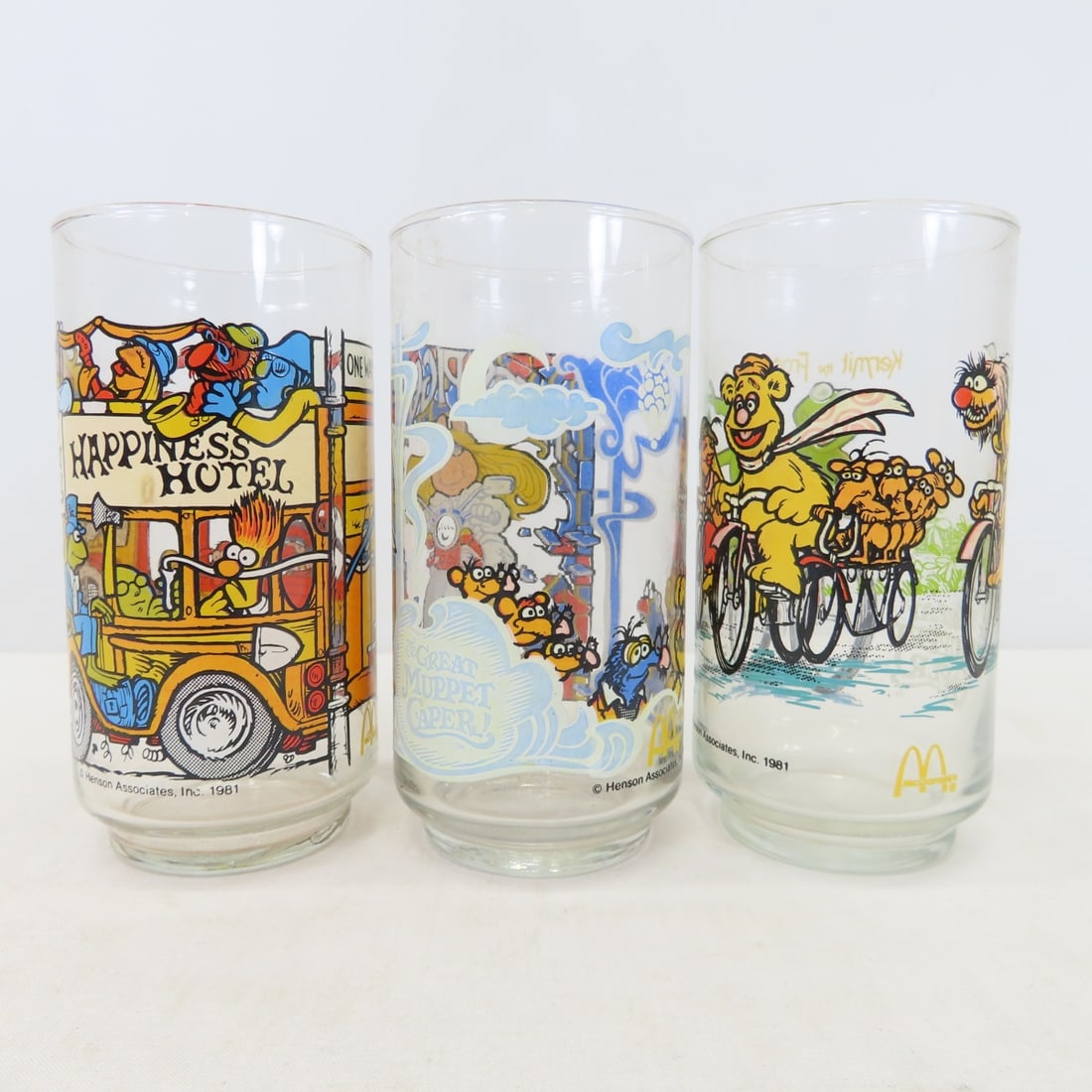 46 Vintage Character Glasses, Smurfs, McDonalds - 5