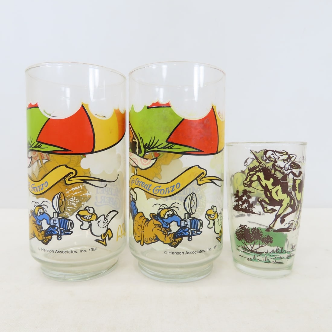 46 Vintage Character Glasses, Smurfs, McDonalds - 7