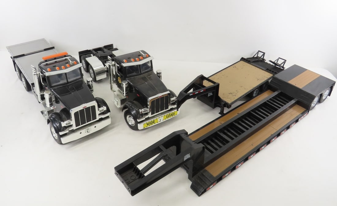 Big Farm Tractor Trailer, 2 trailers, Case flatbed (1 of 18)