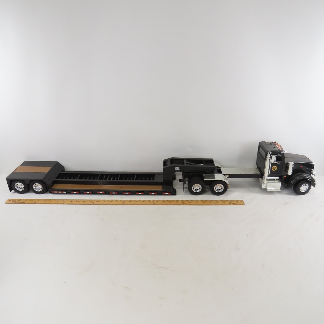 Big Farm Tractor Trailer, 2 trailers, Case flatbed - 8