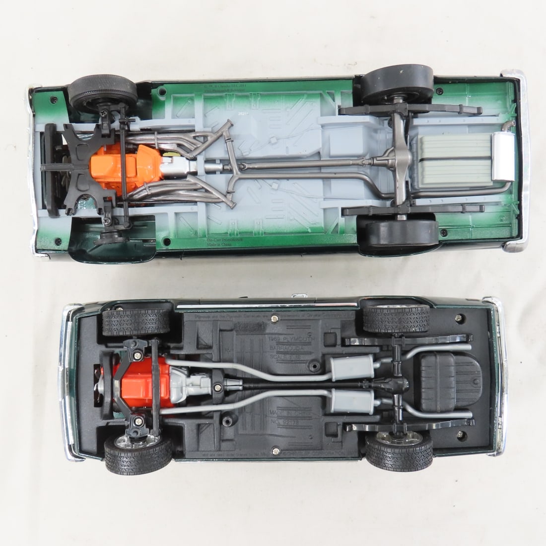 12 1:18 scale Muscle Cars - no boxes - 16