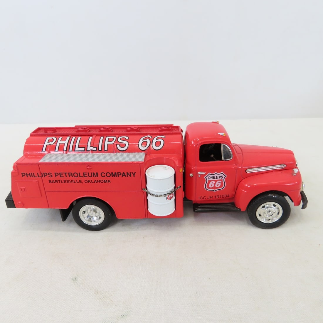 Diecast cars, trucks, Texaco airplane in box - 10