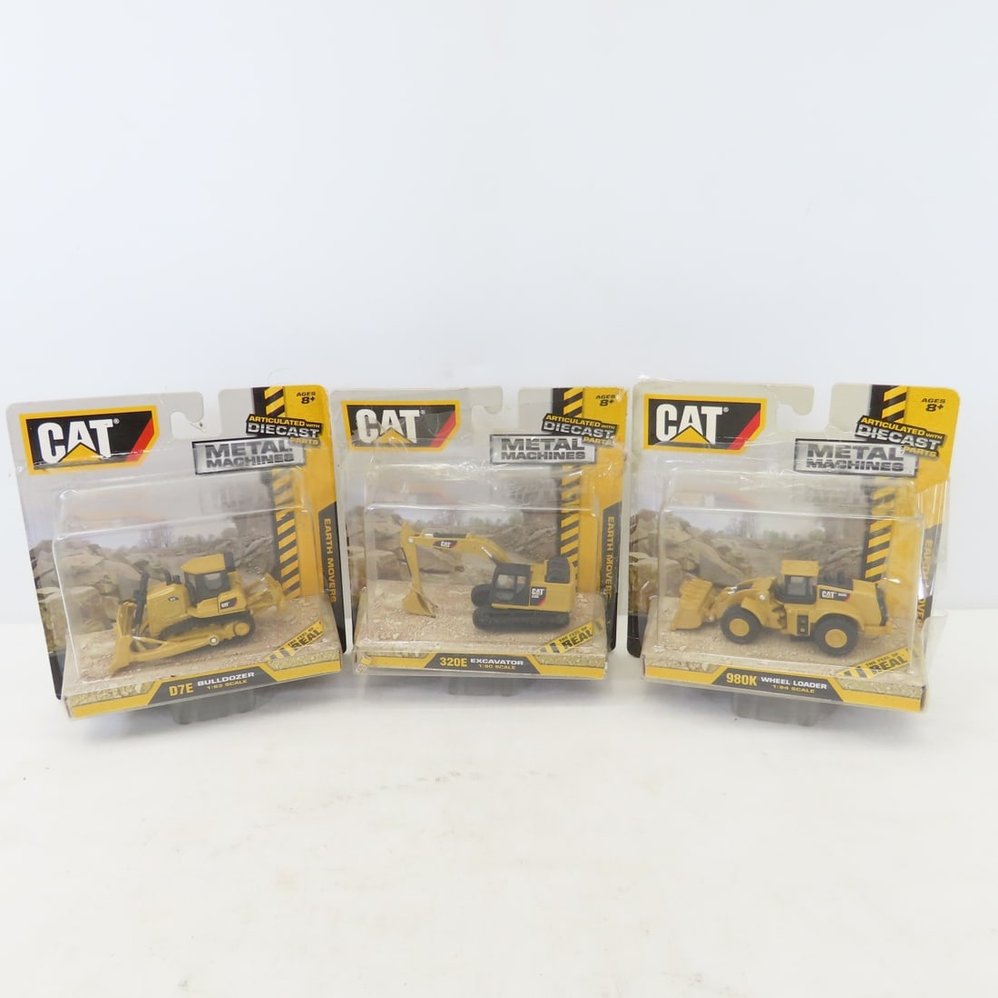 Diecast Construction & Farm Vehicles; Cat, Deere - 2