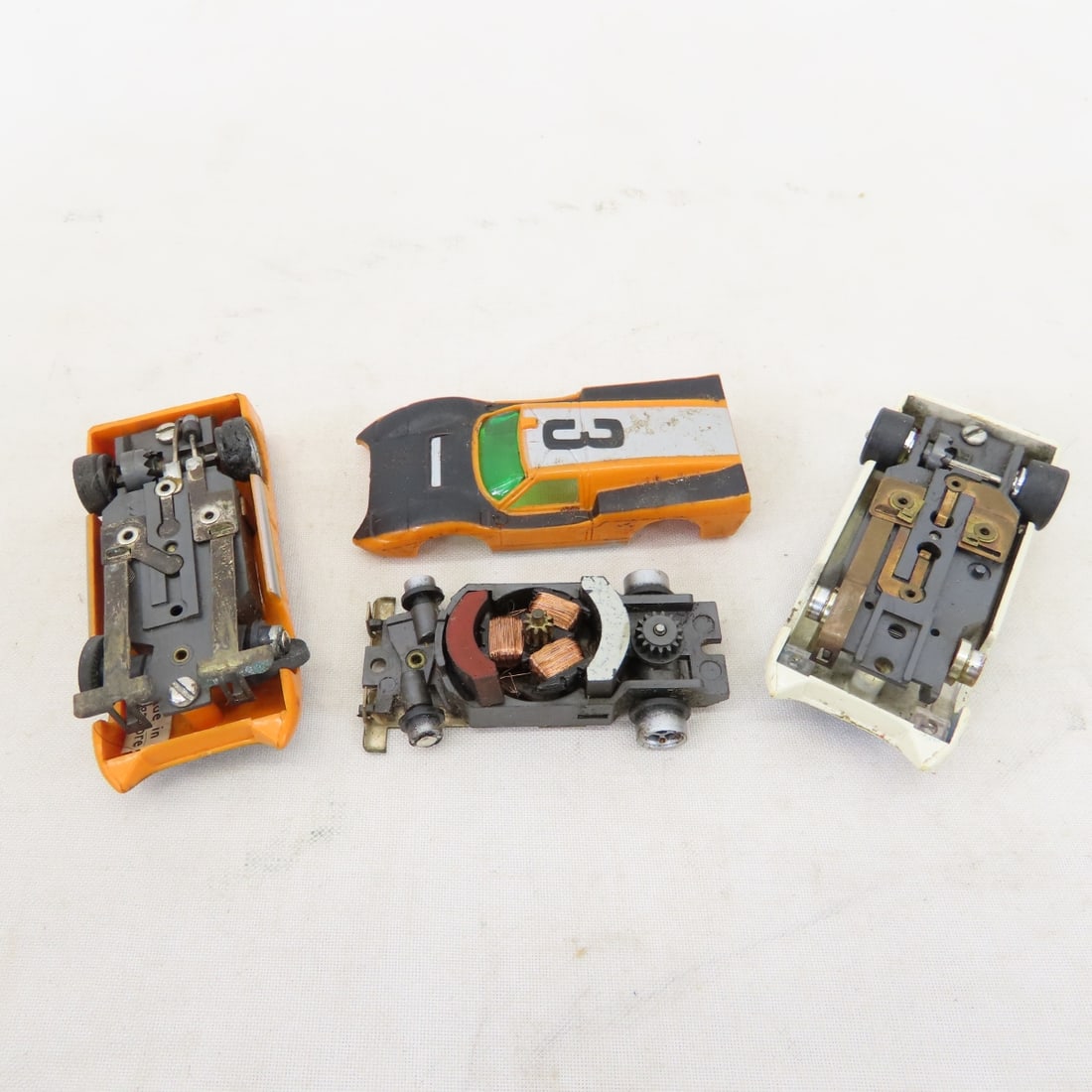Aurora Slotless Race Set, cars, and parts - 9