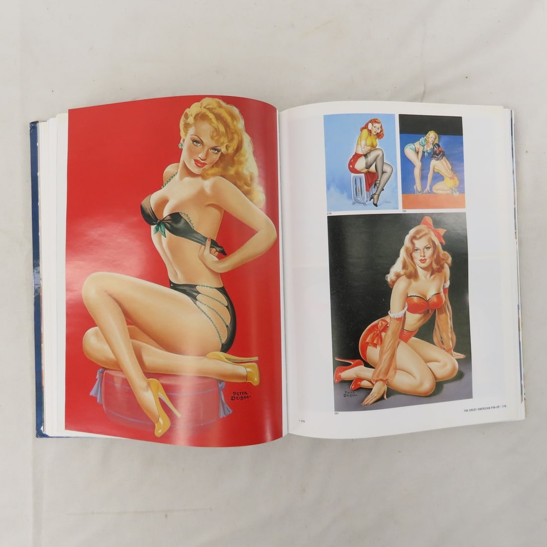 5 Hard Cover Pin-up & Art History of Puzzles Books - 5