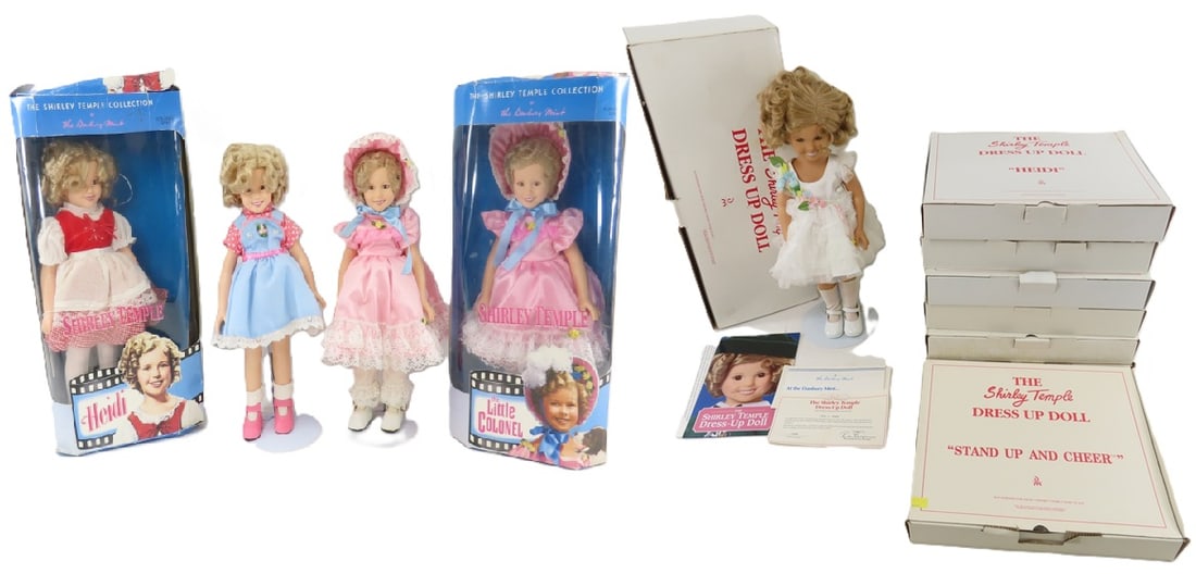 5 Shirley Temple Dolls & 7 Outfits (1 of 20)