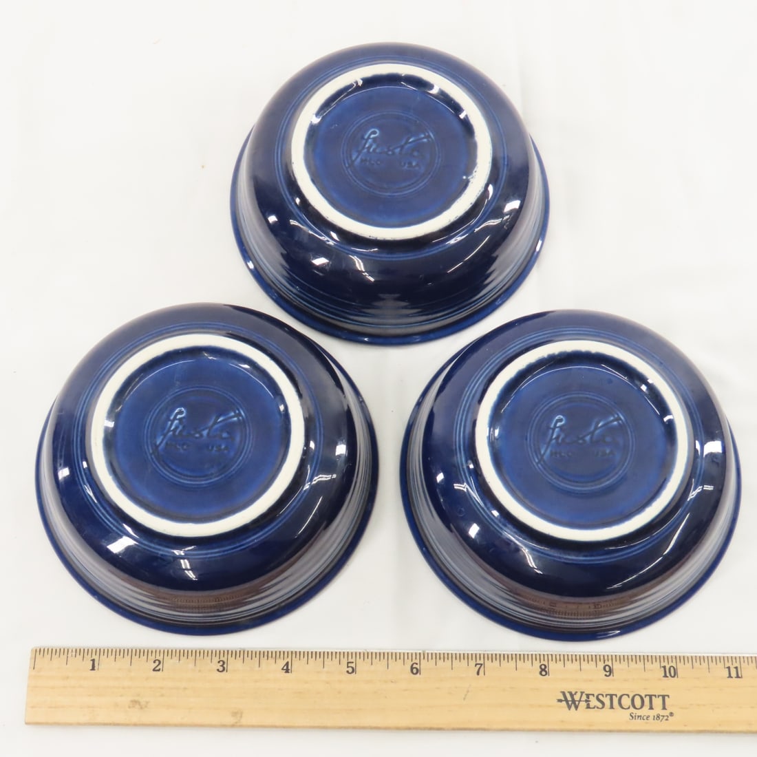 Rose & Cobalt Fiestaware Dishes - 14