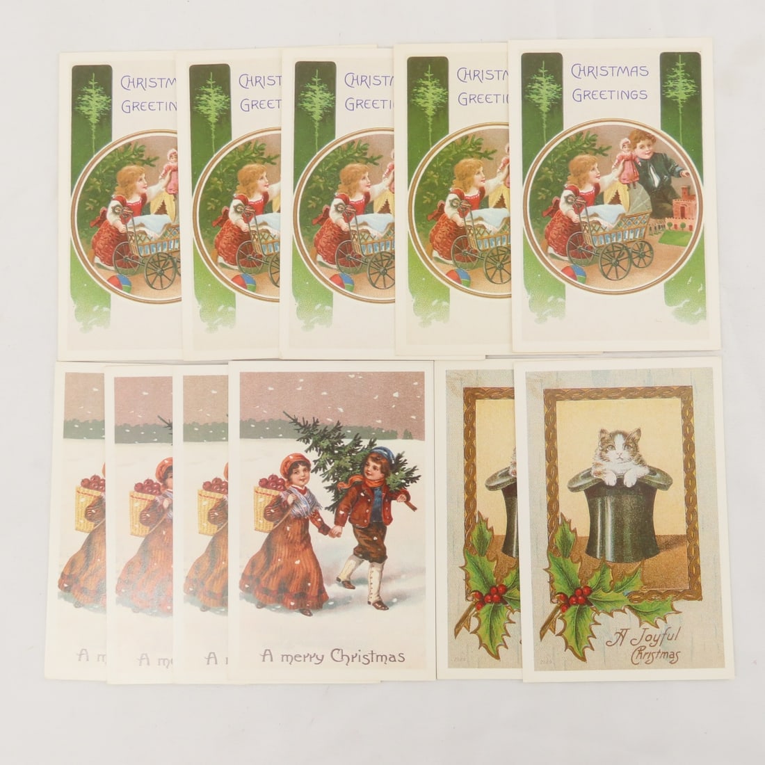 Inlay Writing Desk, Ink Wells, Postcards & More - 20