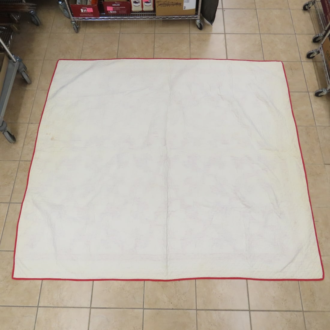 2 Antique Hand Pieced & Quilted Quilts - 11