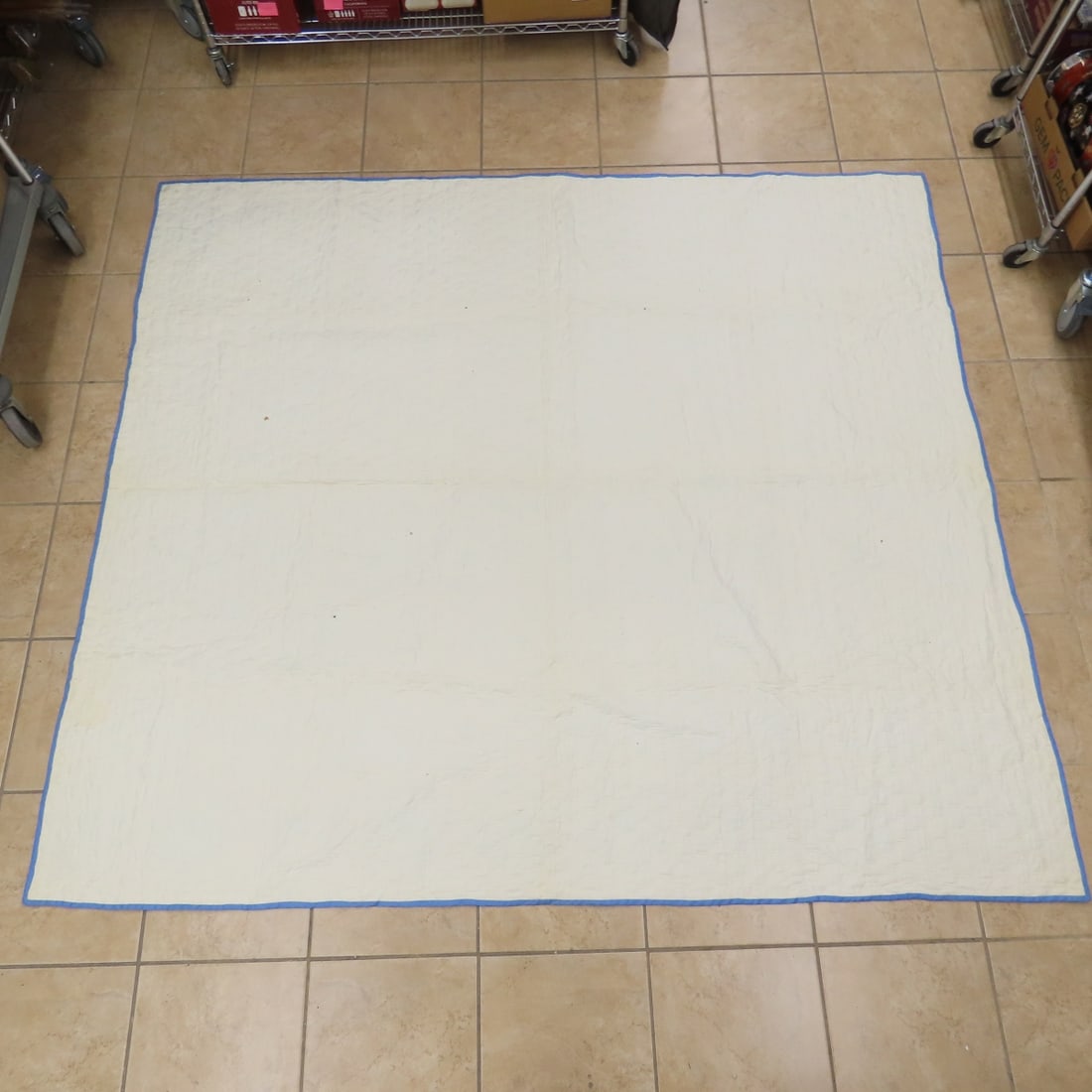 2 Antique Hand Pieced & Quilted Quilts - 3