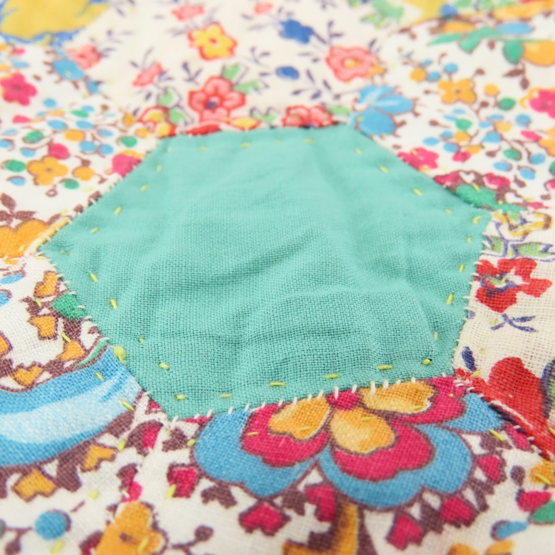 2 Antique Hand Pieced & Quilted Quilts - 5