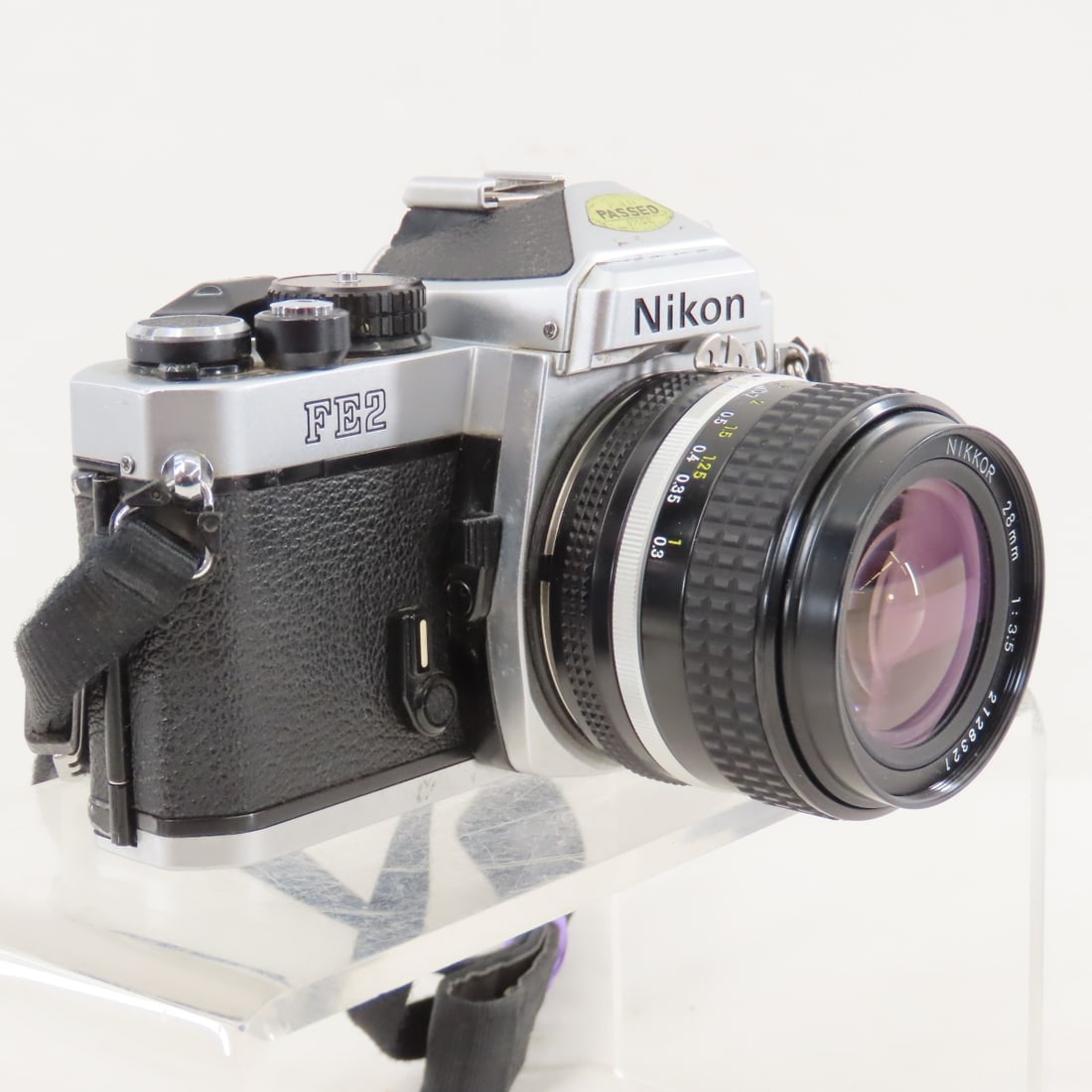 Nikon FE2 35mm Film Camera w/ 28mm f/3.5 Lens - 3