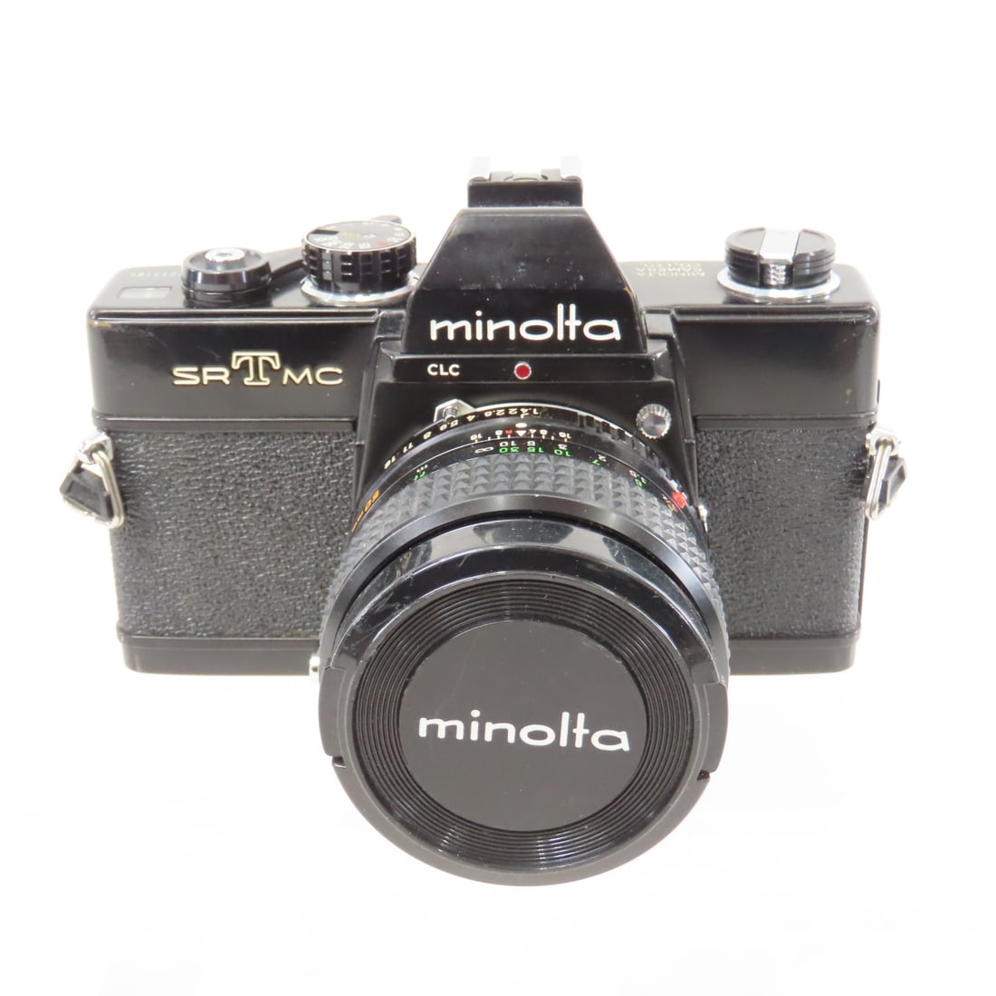 Minolta SRTMC 35mm Black Camera w/ 50m f/1.4Lens (1 of 10)