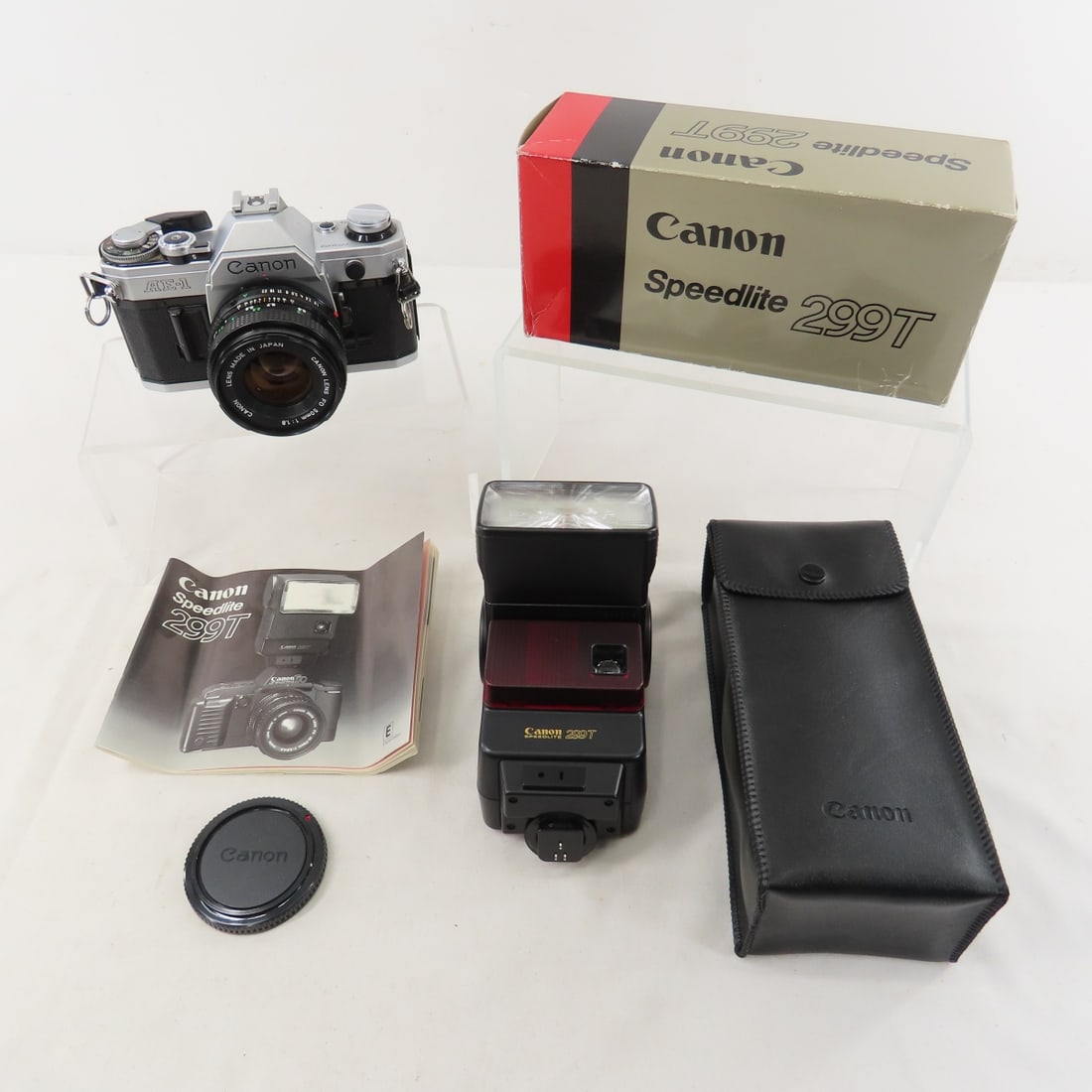 Canon AE-1 35mm Film Camera w/ 50mm f/1.8 Lens (1 of 17)