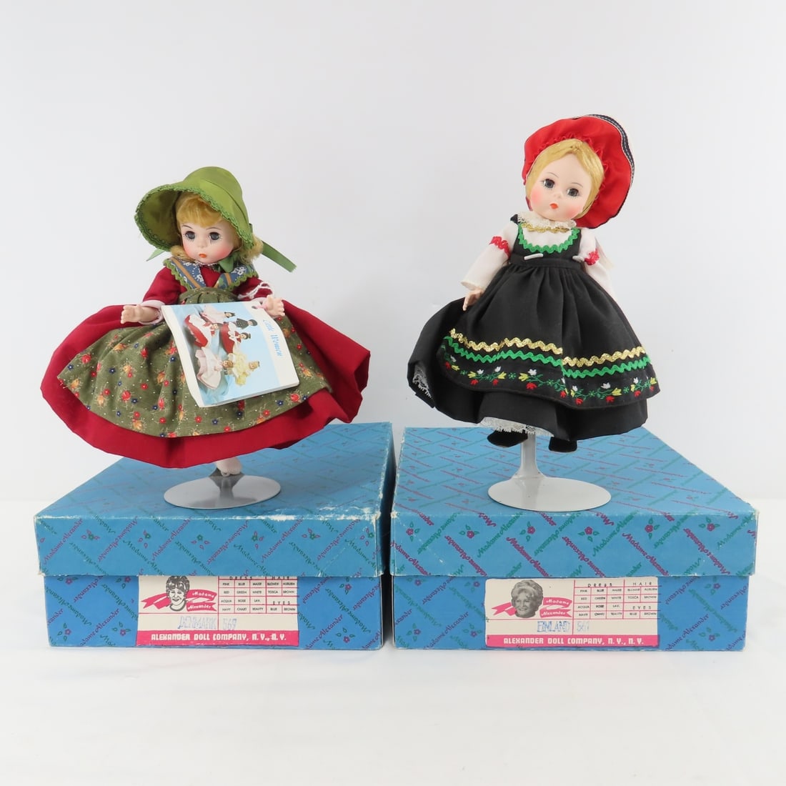 12 Vintage Madame Alexander 8" Dolls - 8