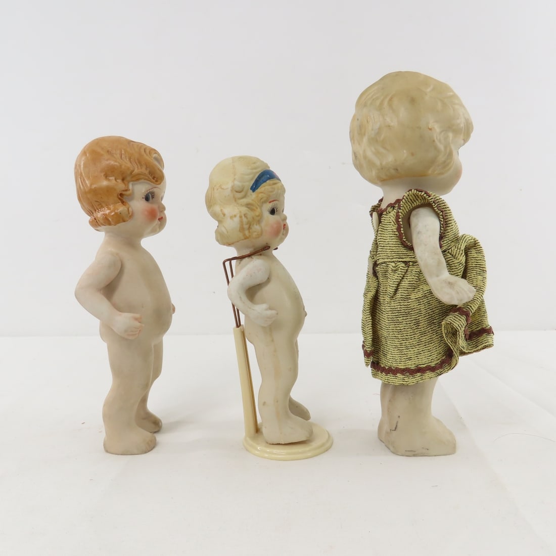 13 German & Japan Kewpie Bisque Dolls - 3