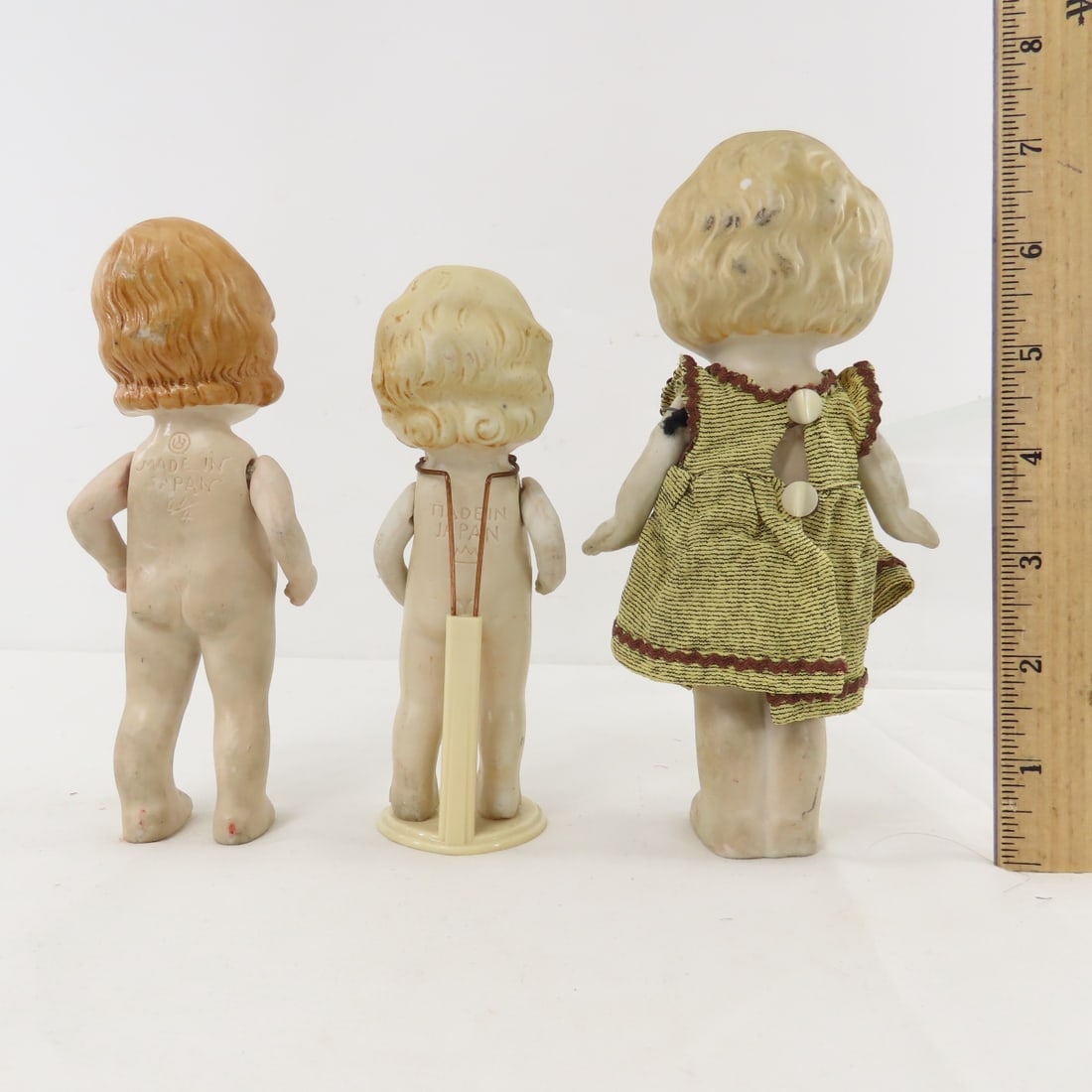 13 German & Japan Kewpie Bisque Dolls - 4