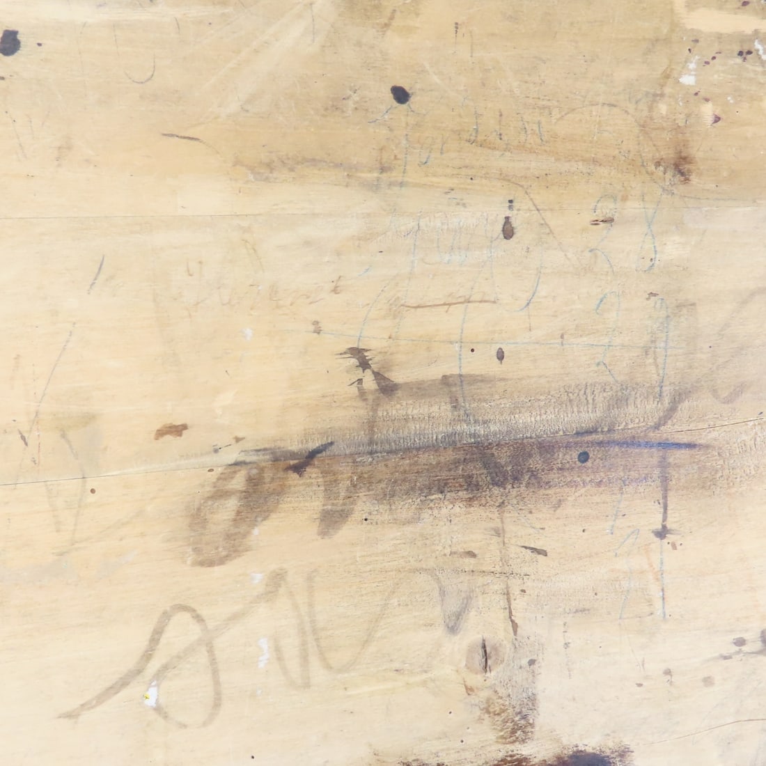 Antique Wood Clerk's Writing Desk & Brass Lamp - 8