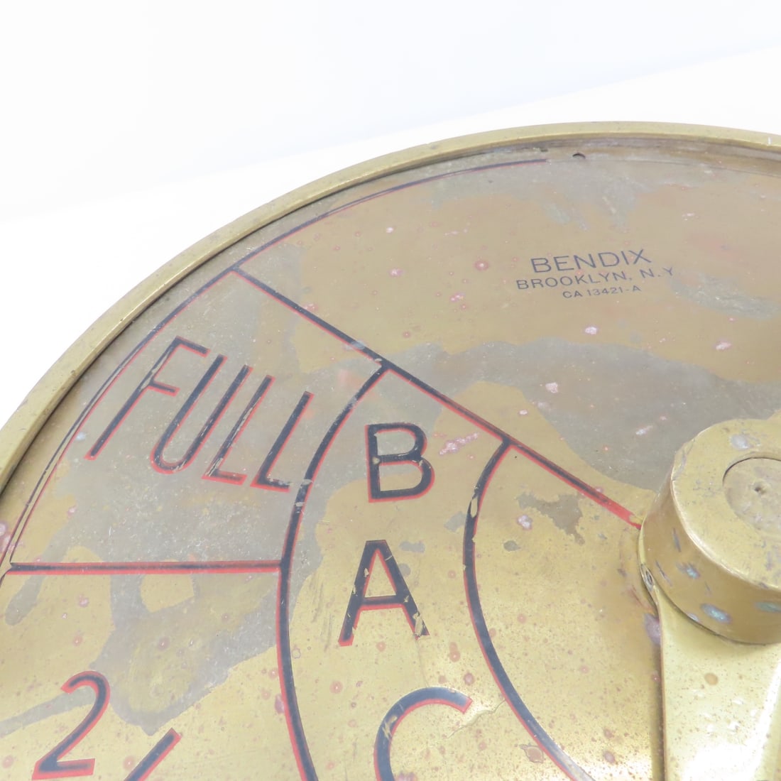 Bendix Solid Brass Ship Engine Room Telegraph - 7