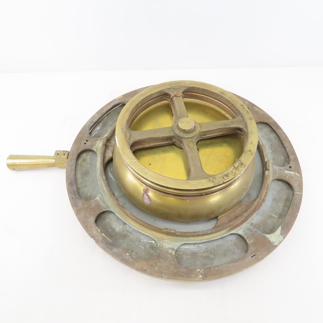 Bendix Solid Brass Ship Engine Room Telegraph - 8