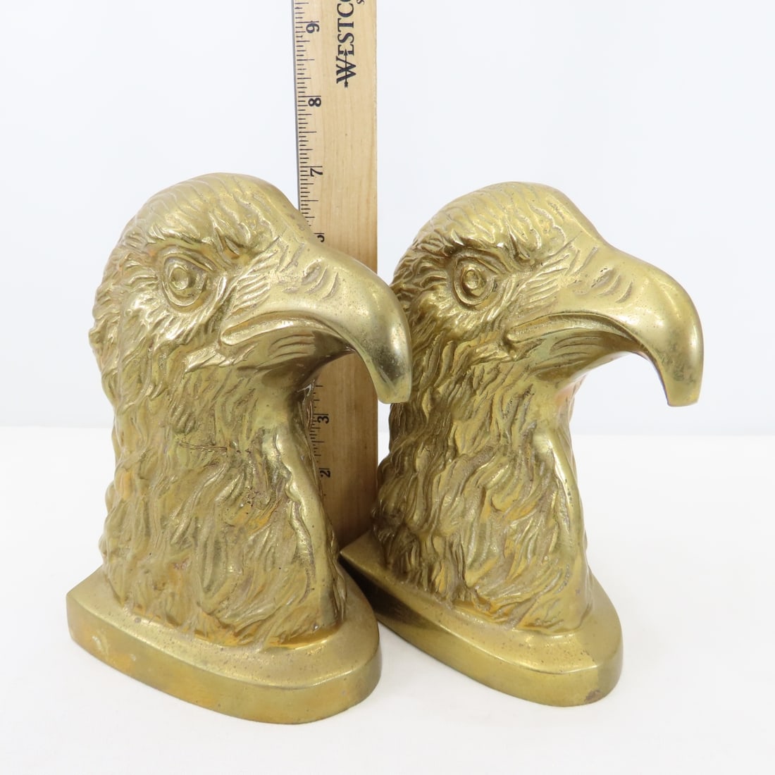 Brass Eagle Bookends, Deer, Elephant. duck & more - 15