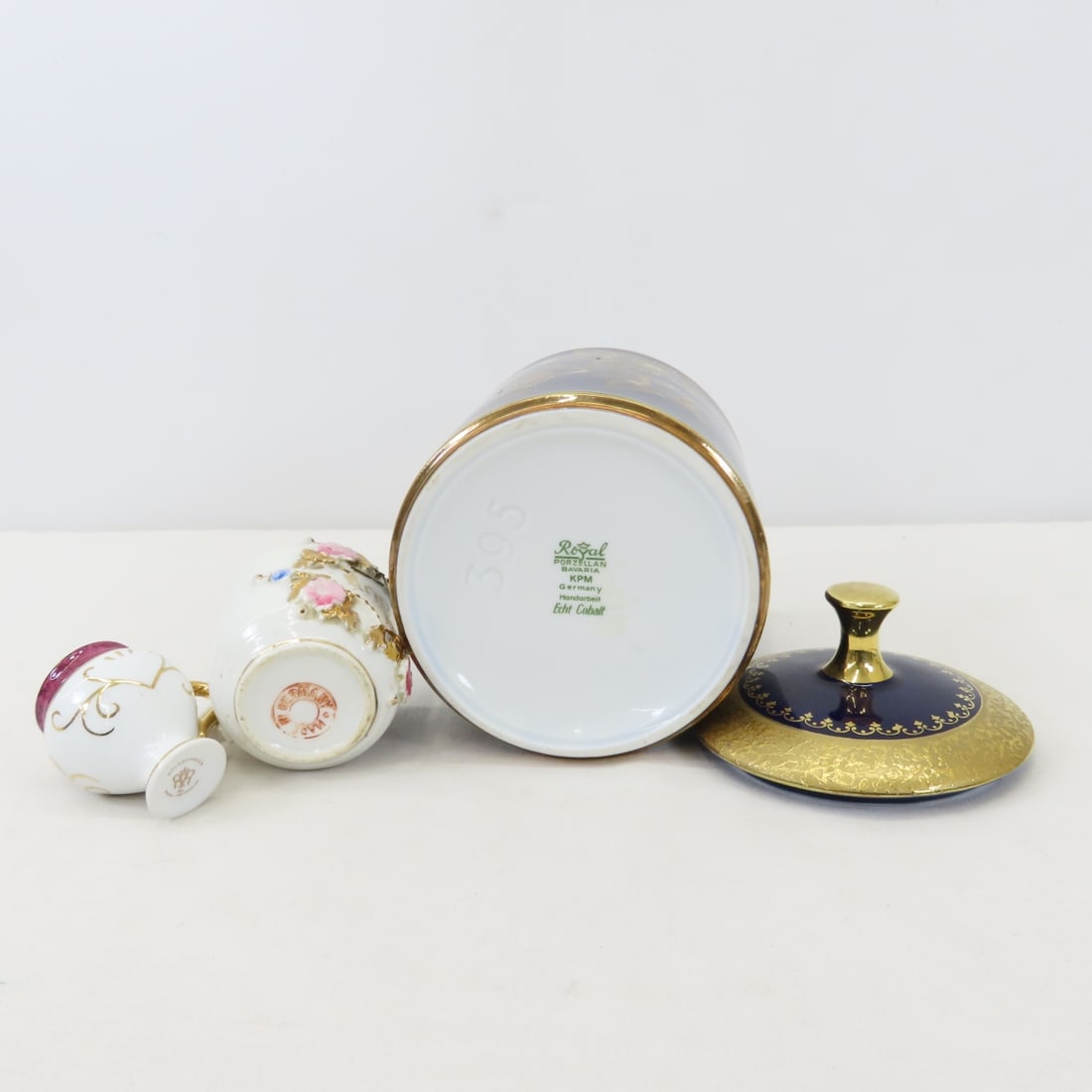 German & Bavarian Pottery Vases, plates, bowl - 10