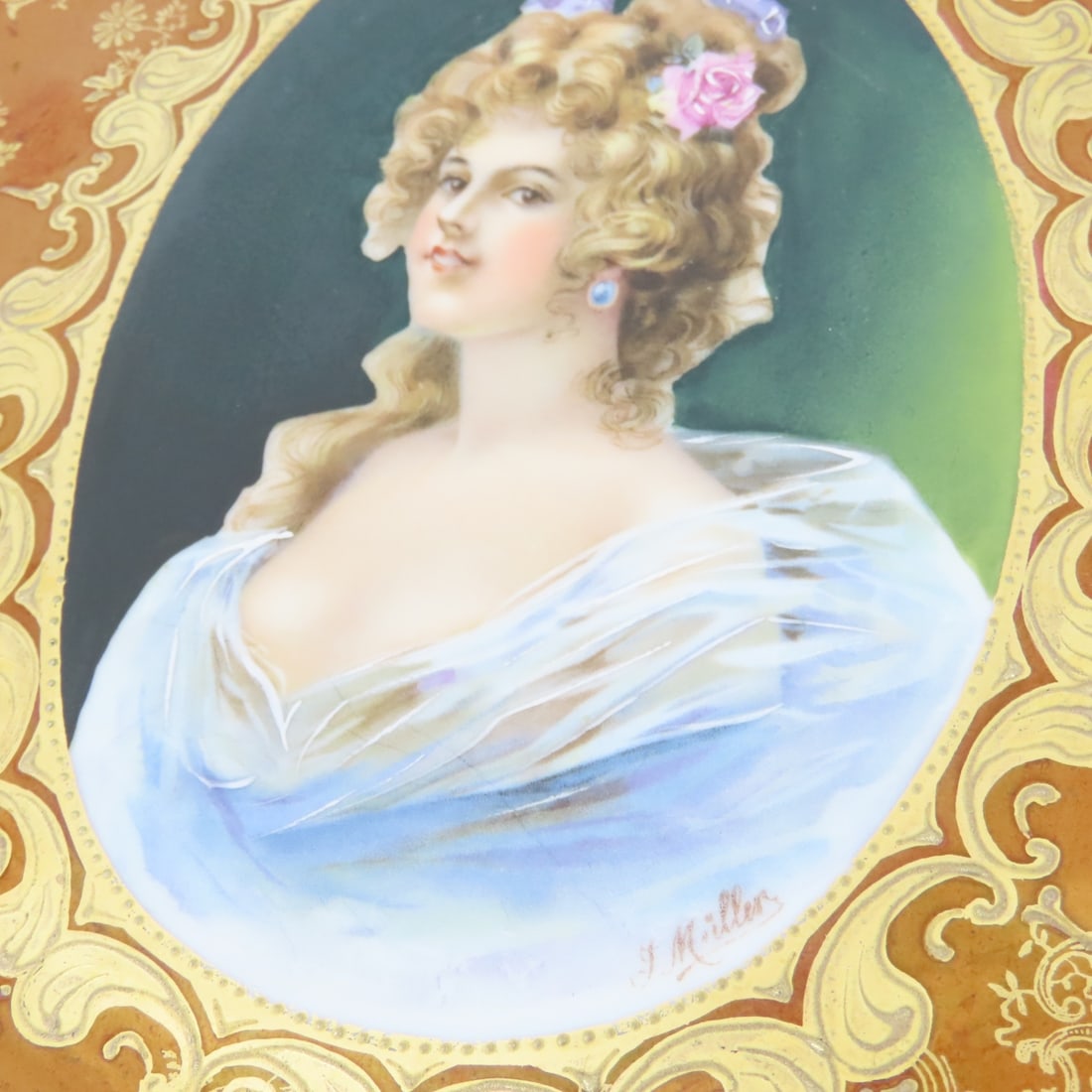 German & Bavarian Pottery Vases, plates, bowl - 12