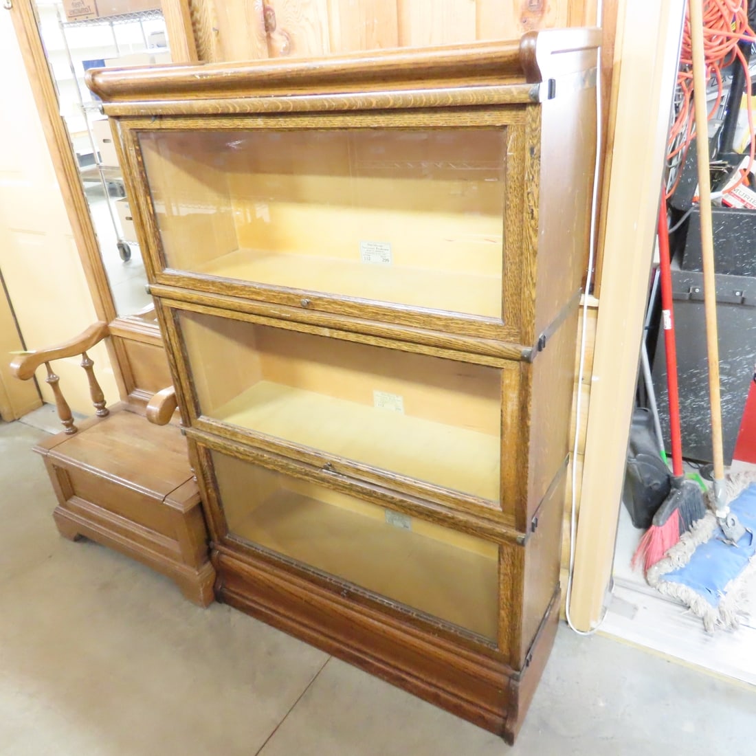 Globe Wernicke Stackable Lawyers Bookcase - 2