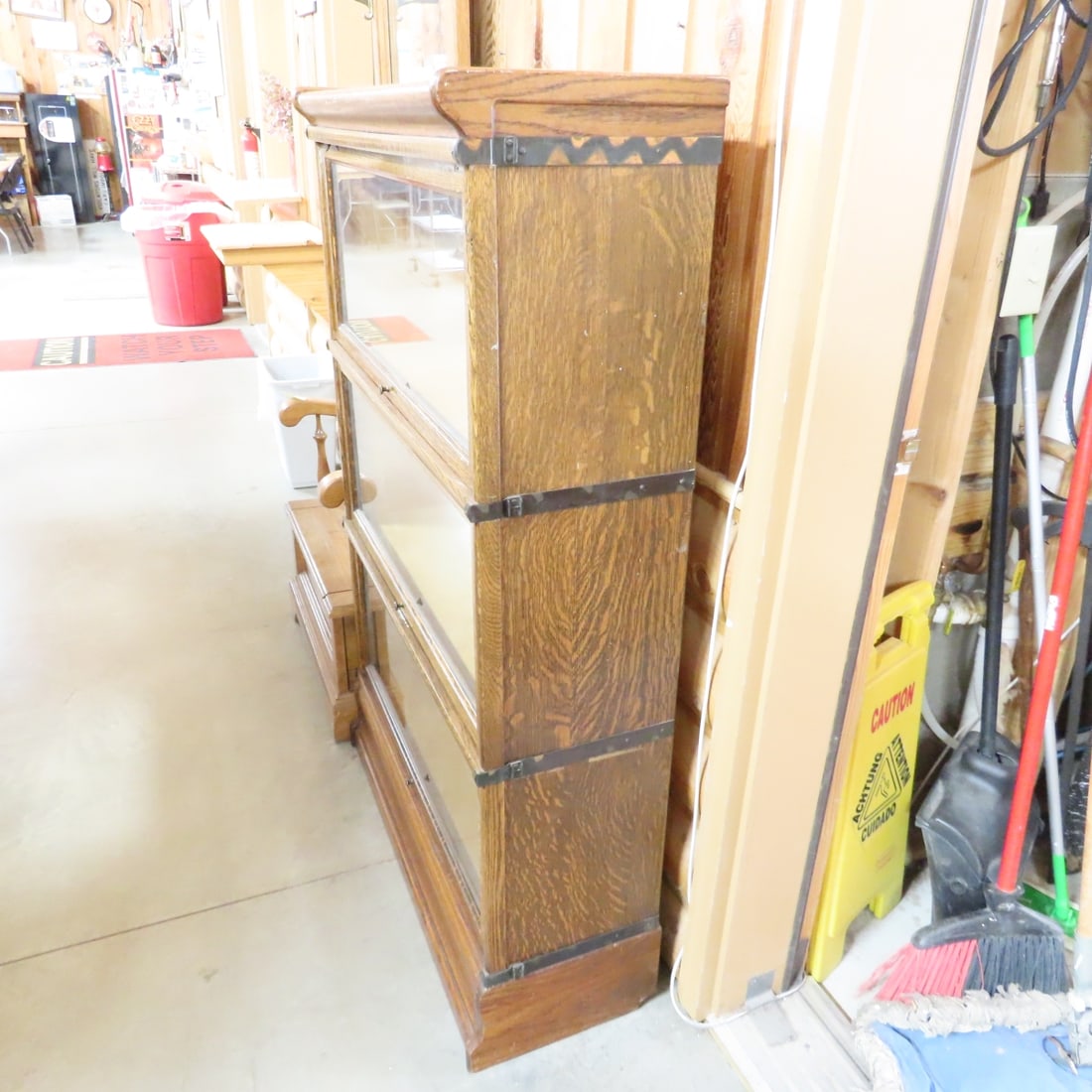 Globe Wernicke Stackable Lawyers Bookcase - 3